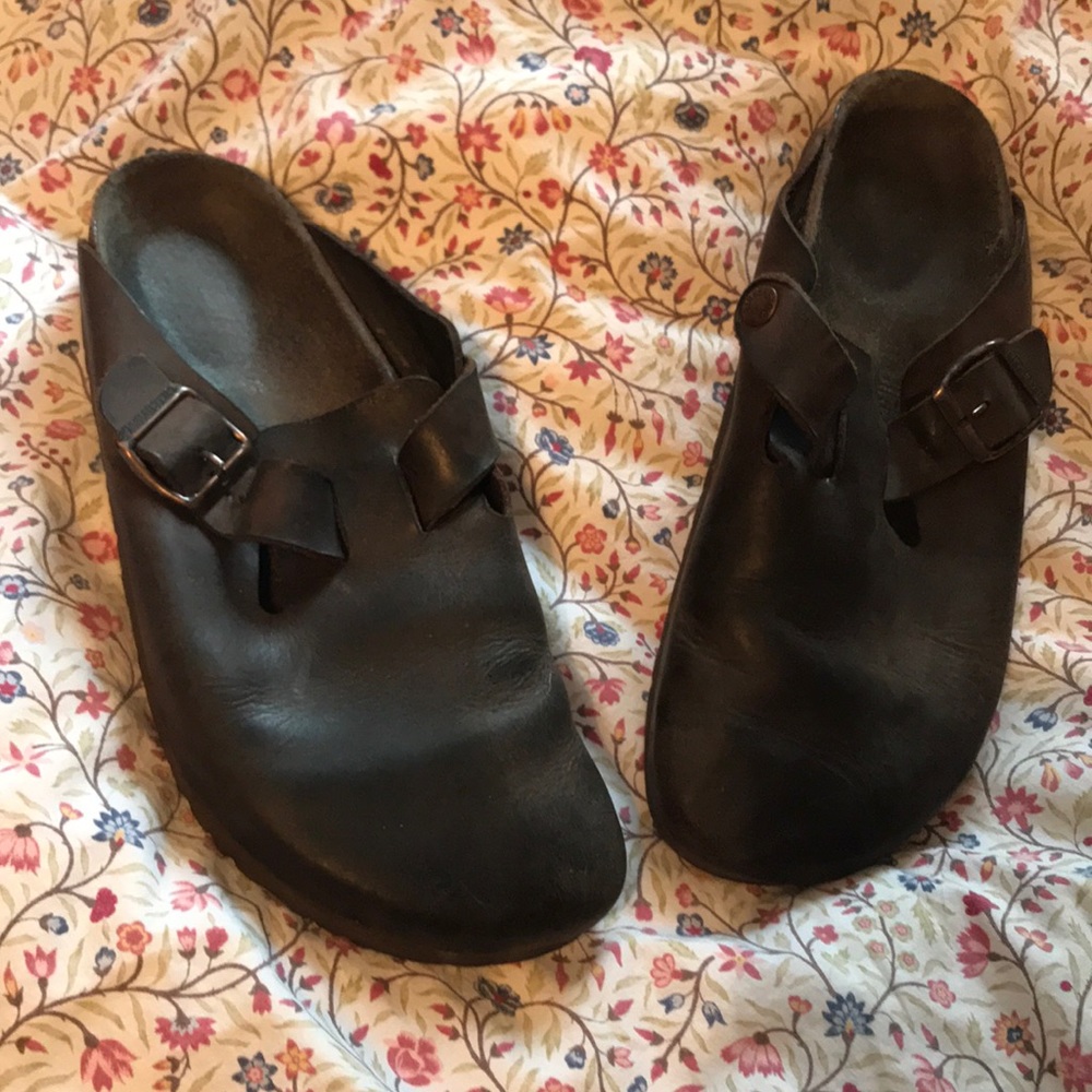 Birkenstock’s Clog dark brown leather sz 41